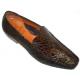 Romano "Gucci F" Brown Genuine Crocodile Flanks/Lizard Shoes